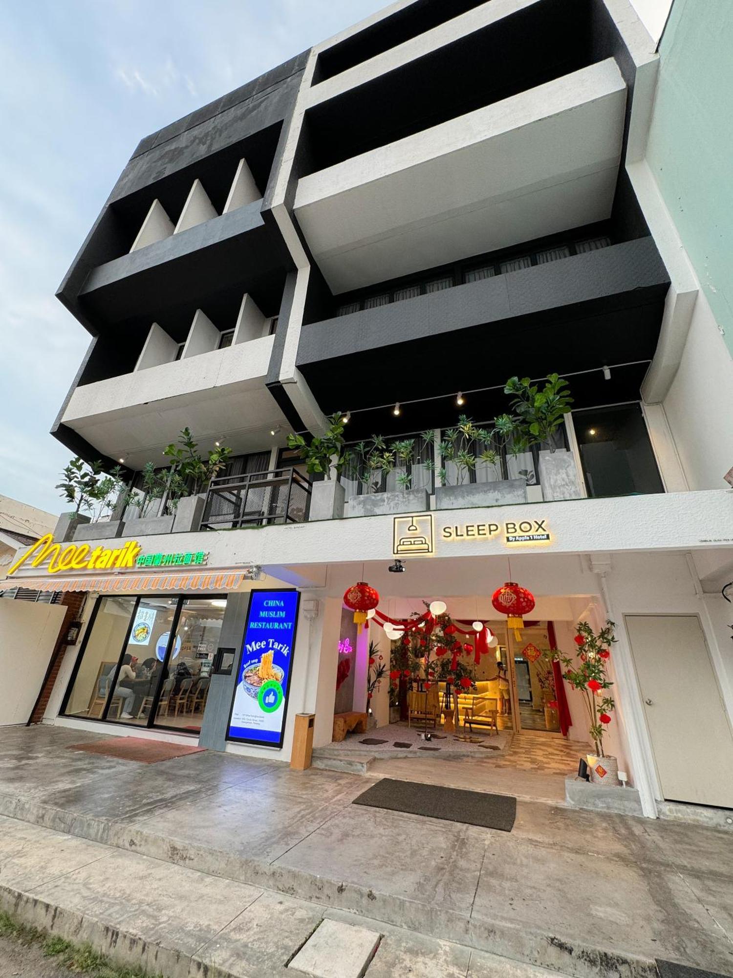 Hotel Sleep Box Penang Georgetown Exterior foto