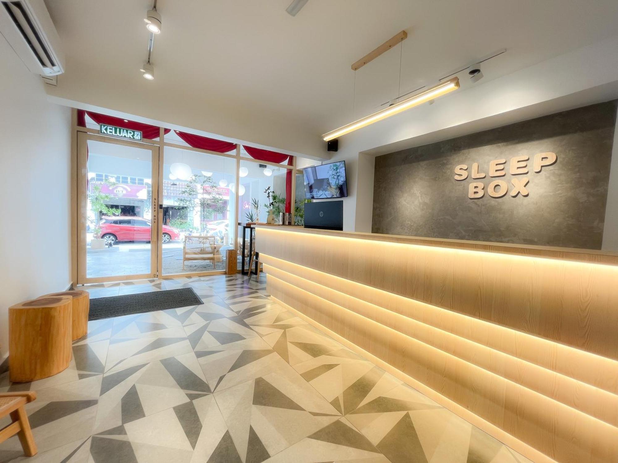Hotel Sleep Box Penang Georgetown Exterior foto